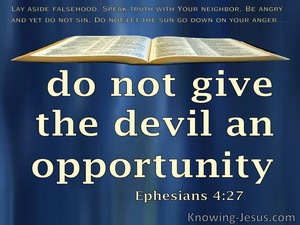 Ephesians 4:27